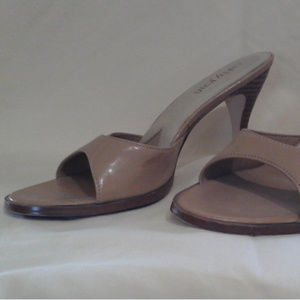 Tan/Beige Cathy Jean Slip-on heels